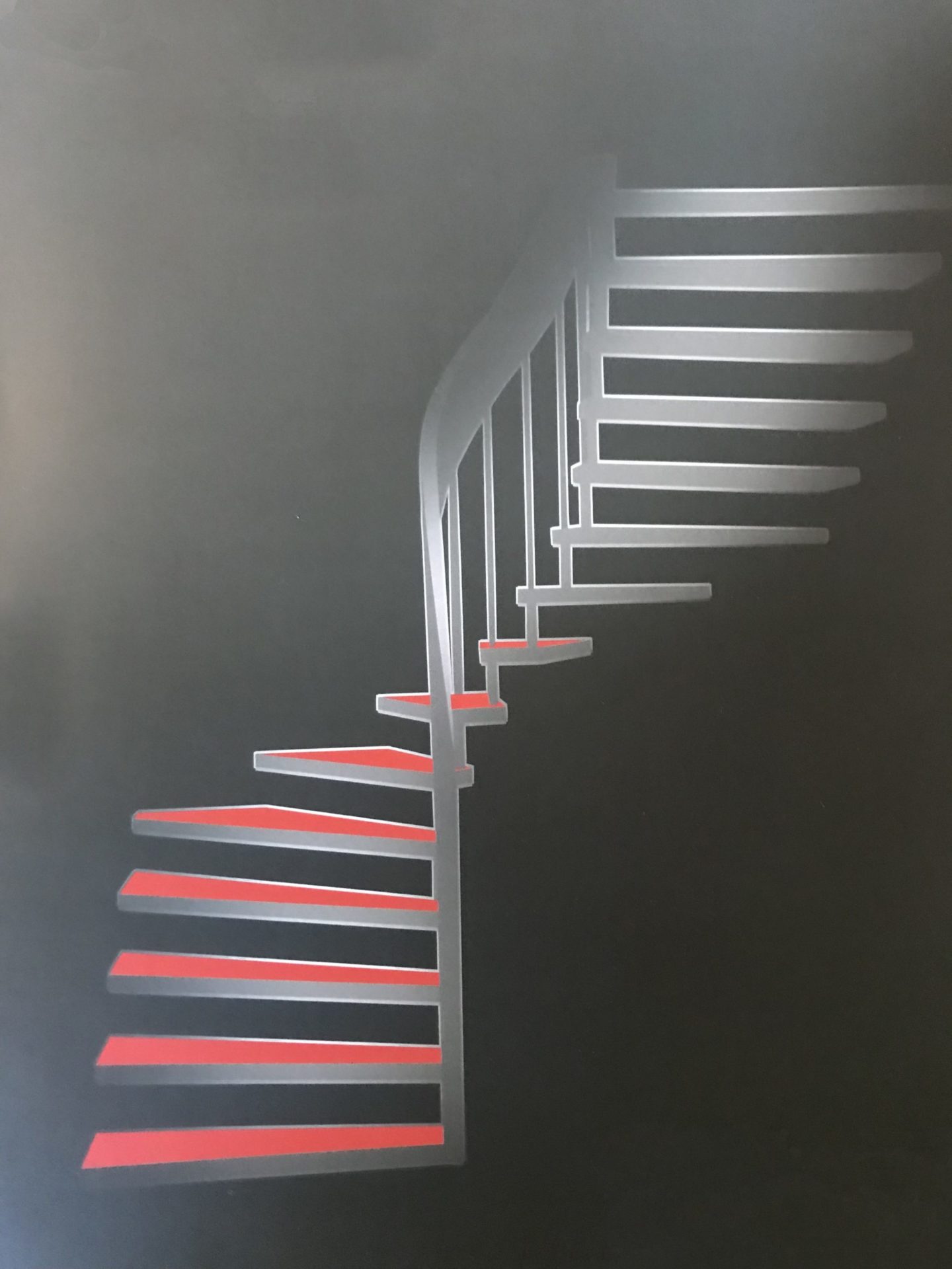 escaliers couverture magasin